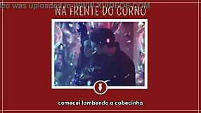 giving it up right in front of the cuckold hubby