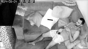 Ip Cam Catches The Masturbation Flagra!