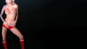 Watch Out! Sexy Tattooed Blonde Babe Sarah Jessie Gets Her Pussy Pounded Hard