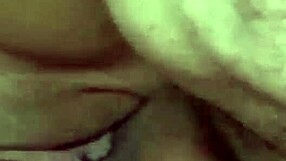 Cumming on her face on her knees with pierced nipples