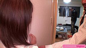 Ayumi's Big Tits Bounce Wildly as She Rides Agent's Throbbing Cock in Doggystyle Domination