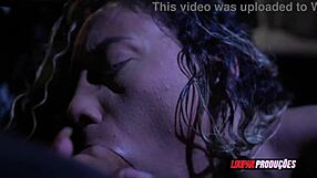 Natural brunette brazilian takes it up the ass in car and gets cum load!