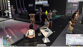 Sims 4 strip club mod unleashes bold public sex show with dancing and ripped clothes.