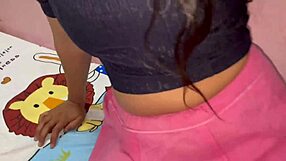 I called Bhabhi from the kitchen to satisfy her desires with domination and shaved pussy play.