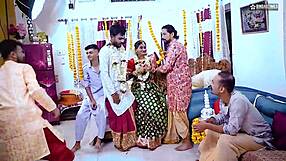 सुदीपा की वेडिंग नाइट वाइल्ड गैंगबैंग में बदल जाती है फाइव हसबैंड्स से बैंगिंग फुल मूवी - ब्राइड टू ग्रुप फक स्लट