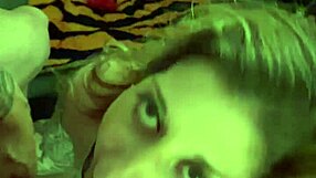 Sexy blonde milf wife deepthroats husband's huge cock in homemade pov until facial cumshot. She swallows every drop.