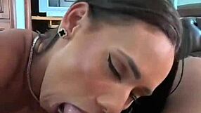 Do you love watching this teen brunette latina give a rimjob in pov? Her natural tits bounce during sloppy blowjob until cum in mouth