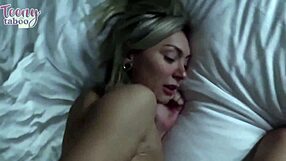 Seth brogan got the best deal - sex after school with coed chloe in lingerie quickie bent over doggystyle creampie.