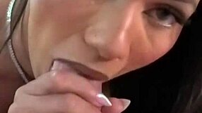 Do you love watching this teen brunette latina give a rimjob in pov? Her natural tits bounce during sloppy blowjob until cum in mouth