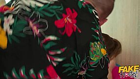 Fake hostel roommates sneak a threesome fuck with bent over doggystyle and missionary riding while best friend sleeps nearby