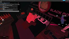 Blonde Bitch Takes Rough Fucking by Monster Cock in Roblox Studio