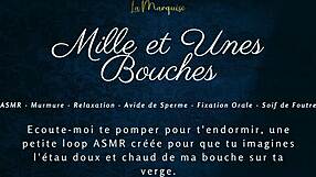 Mille et unes bouches - french asmr blowjob with dirty talking!