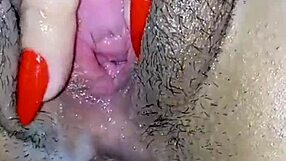 She started with hairy pussy masturbation close up until he penetrated and came inside, then fully shaved her.