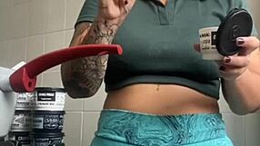 Do you like how I show off my swollen big pussy while flashing it in exhibitionist style?