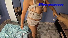 Brunette Milf in Sexy Halloween Costume Gets First-Time Anal Creampie in Outdoor Group Roleplay Orgy