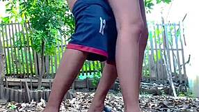 hey, ever felt the thrill of fucking the neighbor's wife in the backyard garden?