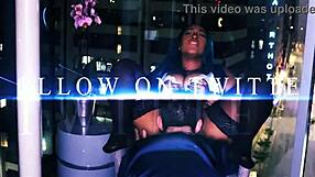 What if a curvy British blonde student teases you with smoking and jerk off instructions?