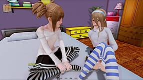 Harem Hotel Episode 343 With Steamy Game Action In Luxurious Setting!