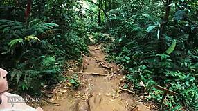 Alice Kink, are you really stripping off that micro bikini right here on the public beach?