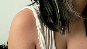 Chubby Colombian Girlfriend in Miniskirt Swallows Cum After Blowjob