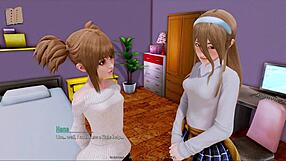 Harem Hotel Episode 343 With Steamy Game Action In Luxurious Setting!