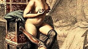 VINTAGE EROTIC ART UNLEASHES HAIRY RETRO FANTASIES IN ANTIQUE STYLE