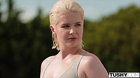 tushy boxing beauty eliz experiences intense anal with trainer through deepthroat blowjob and gaping assfucking