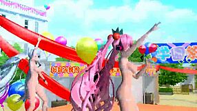 i love how hatsune miku colorful love project diva nude mod shows full nude big ass goddess boobs