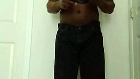 I Feel So Relieved Finding Private Time to Shave and Masturbate in Jeans with Jerk Off Instructions