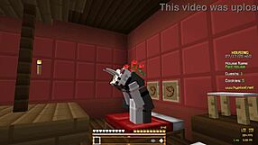 Cute Girl Enjoys Minecraft Lesbian Sex Adventure!