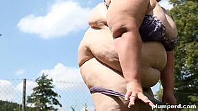i'm the largest mature bitch from the czech republic with my big belly and chubby curves outdoors feeling so experienced
