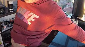 i feel so aroused during this sensual kitchen photoshoot turning into creampie sex with the assistant