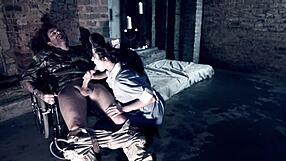 In this episode of 8 SHADES OF HEAVEN, a brunette teases with a kinky blowjob and facial cumshot.