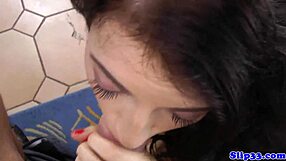 WOW GLAMCORE UK TEEN 18+ BENT OVER SUCKING AND FUCKING OLD MANS HARD COCK IN STOCKINGS!