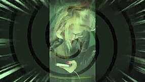 Dominant Femdom Boss Inspects Sissy Bimbo in Office with Glasses and Intense Jerk Off Instructions