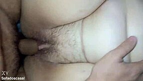 Safadoscasal shows off lovely peitinhos and buceta in fun amateur clip