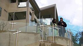 i mean, this beauty brunette milf mom gets fucked hard in her home with heels on