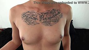 hey check out this asian babe's intro interview where she masturbates solo with those natural tits 😏