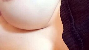 Excited Pregnant Slut with Huge Nipples