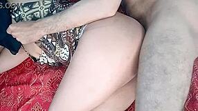 Oh man, as muslim husband I just love bareback anal sex with my indian wife in bedroom like this