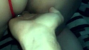 latina amateur bends over for doggystyle blowjob and sucking with guy met at costume party