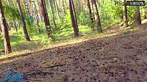 Amateurs caught in outdoor public sex looking for cum panties spot