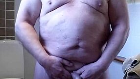 Hey, check out Chris taking a solo shower bath