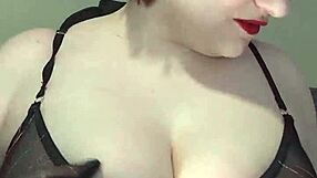 riding crop all over with ass spank and tit spank on big natural tits