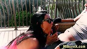 Athletic cougar Maxine X hints at her wet pussy craving that big black cock creampie