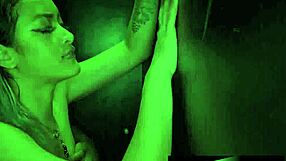 Watch this super hot Asian babe deepthroat multiple cocks at the gloryhole!