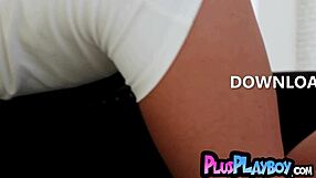 big tits blonde babe exposes her perfect body and cute pussy in a sensual solo display