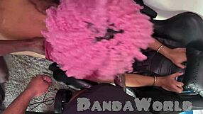 Mmf Ebony Slut Takes Big Black Cocks In Anal Spit Roast On Gaming Chair