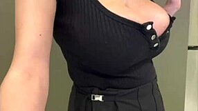 Stepmom Seduces with Milky Tits and Nipples in Homemade Girlfriend Roleplay