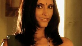 I feel so drawn to this brunette's sensual Indian striptease, her nude dancing and teasing undressing ignite deep erotic emotions